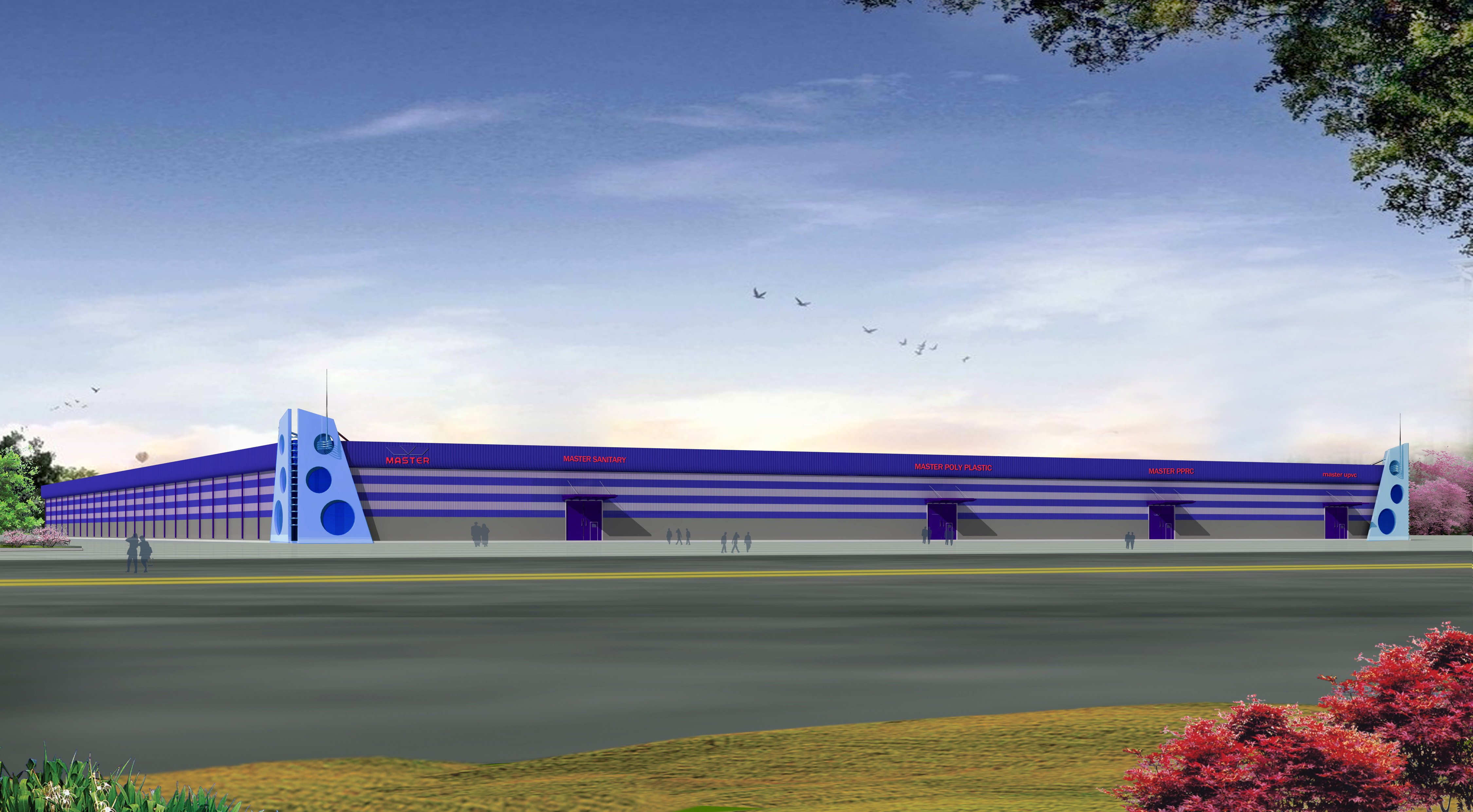 بناء مصنع الهيكل الصلب